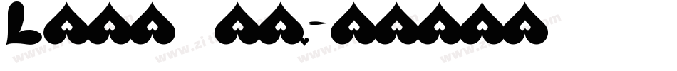 Love it.字体转换